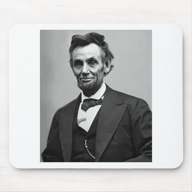 Abraham Lincoln Mouse Mat (Front)