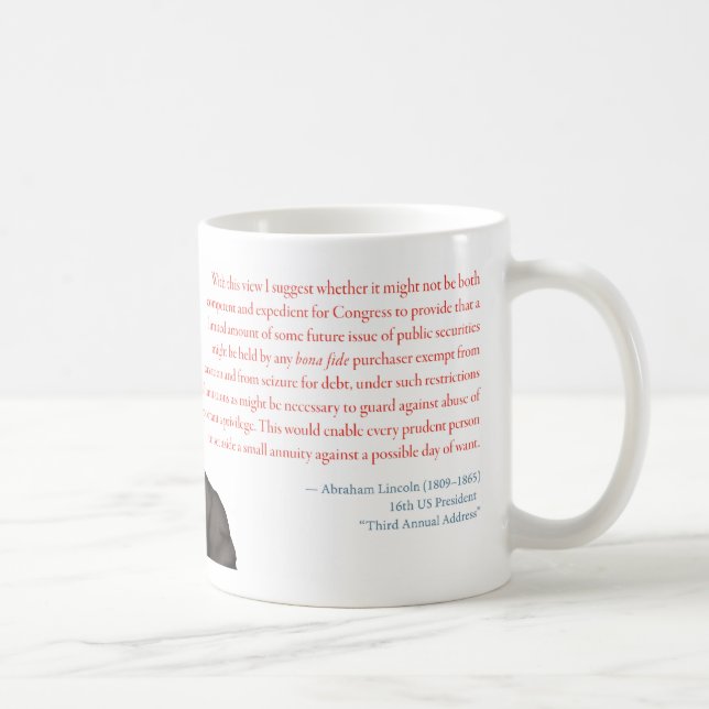 Abraham Lincoln Mug #27 (Right)