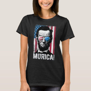 Abraham Lincoln Murica Men Women Vintage American T-Shirt
