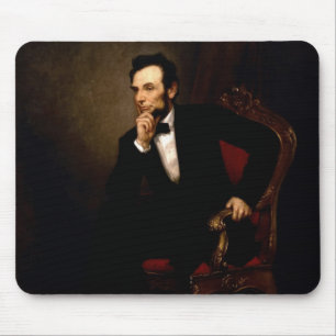 Abraham Lincoln Official White House Portrait Mouse Mat