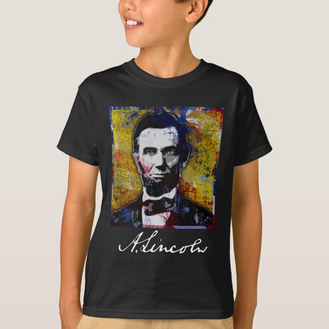 Abraham Lincoln - Painting T-Shirt (Front)