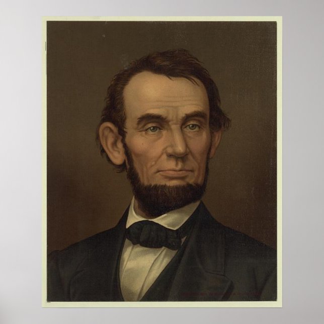 Abraham Lincoln Picture Framed Poster (Front)