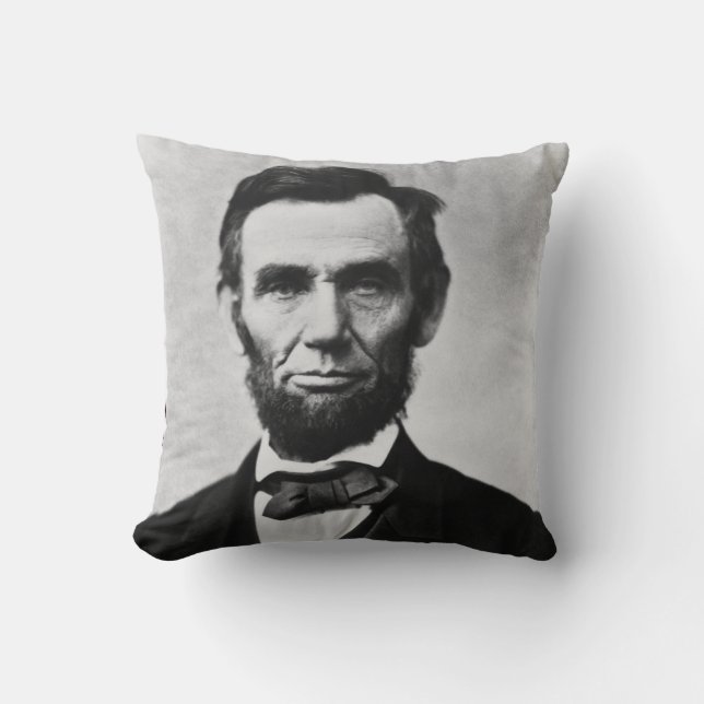 Abraham Lincoln Pillow (Front)