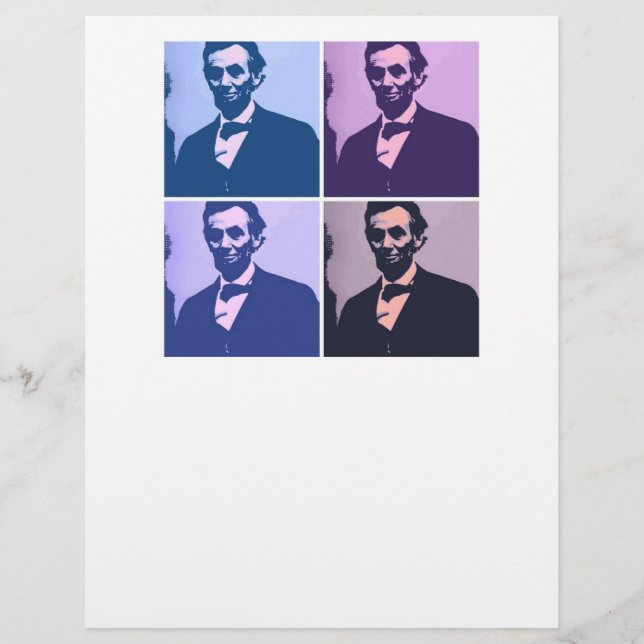 Abraham Lincoln Pop Art (Front)