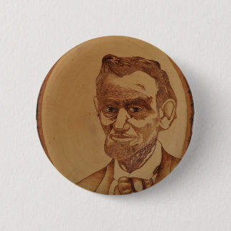 Abraham Lincoln Portrait 6 Cm Round Badge