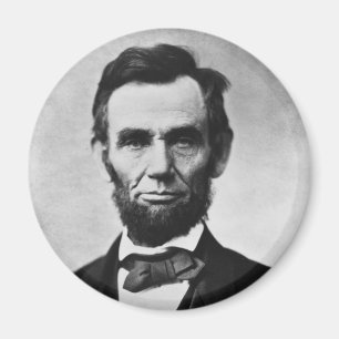 Abraham Lincoln Portrait by Alexander Gardner Magnet