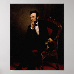 Abraham Lincoln Portrait George Peter Healy Poster
