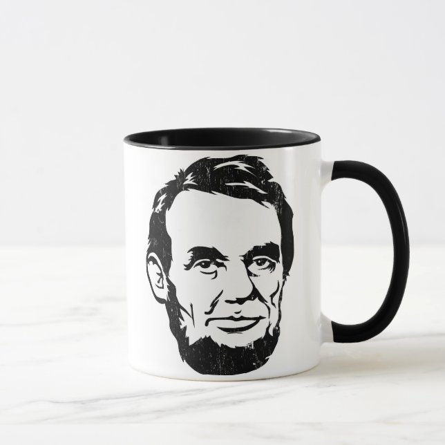 Abraham Lincoln Portrait Mug (Right)