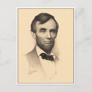 Abraham Lincoln Portrait Postcard