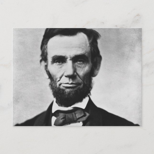 Abraham Lincoln Postcard (Front)