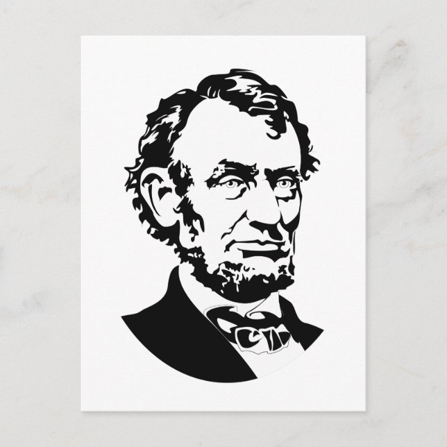 Abraham Lincoln Postcard (Front)
