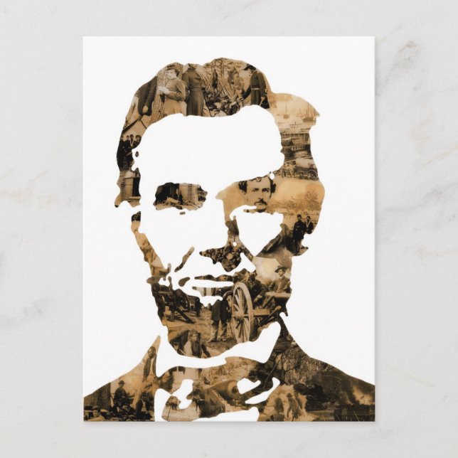 Abraham Lincoln Postcard (Front)