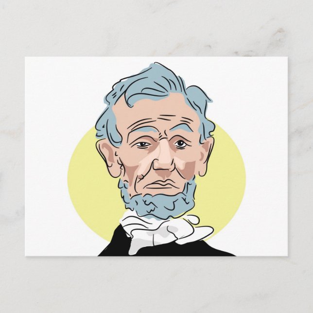 Abraham Lincoln Postcard (Front)