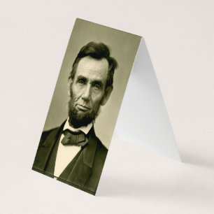 Abraham Lincoln president usa united states americ Business Card