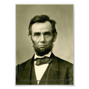 Abraham Lincoln president usa united states americ Photo Print