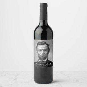 Abraham Lincoln - President Wine Label