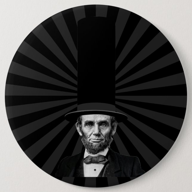 Abraham Lincoln Presidential Fashion Statement 6 Cm Round Badge (Front)
