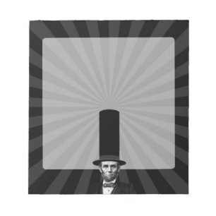 Abraham Lincoln Presidential Fashion Statement Notepad