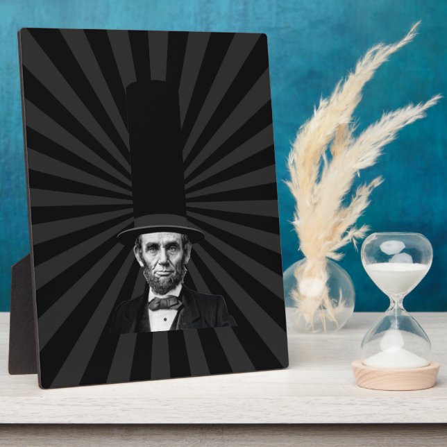 Abraham Lincoln Presidential Fashion Statement Plaque (Side)