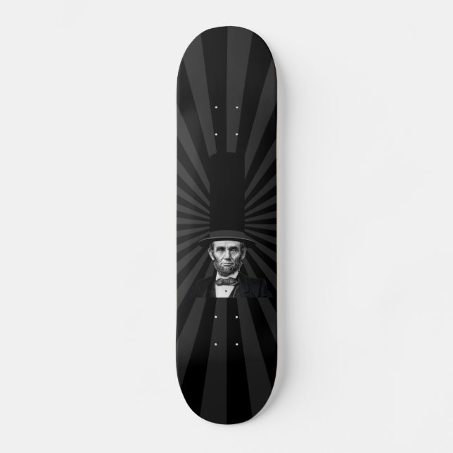 Abraham Lincoln Presidential Fashion Statement Skateboard (Front)