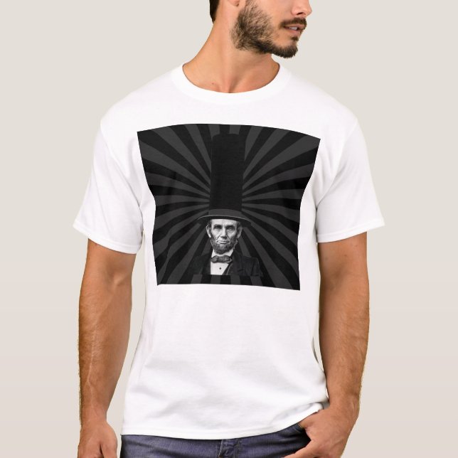 Abraham Lincoln Presidential Fashion Statement T-Shirt (Front)
