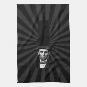 Abraham Lincoln Presidential Fashion Statement Tea Towel