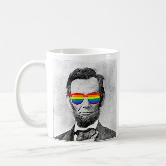Abraham Lincoln Pride Coffee Mug (Left)