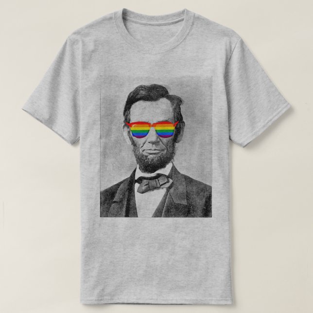 Abraham Lincoln Pride T-Shirt (Design Front)