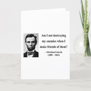 Abraham Lincoln Quote 12b Card
