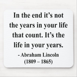 Abraham Lincoln Quote 2a Mouse Mat