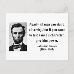 Abraham Lincoln Quote 6b Postcard
