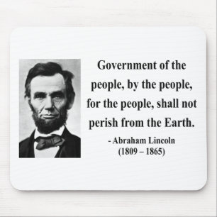 Abraham Lincoln Quote 7b Mouse Mat
