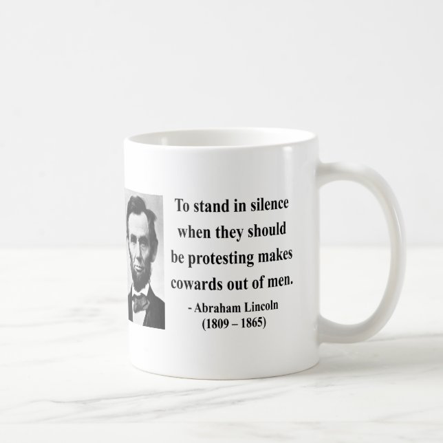 Abraham Lincoln Quote 8b Coffee Mug (Right)