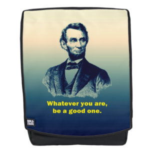 Abraham Lincoln Quote Backpack