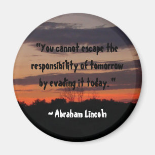 Abraham Lincoln Quote Magnet