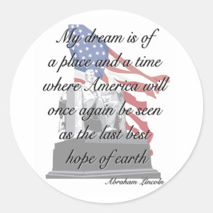 Abraham Lincoln quote stickers