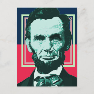 Abraham Lincoln - Retro Postcard