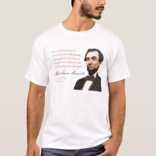 Abraham Lincoln Shirt #12 "Prompt Justice"