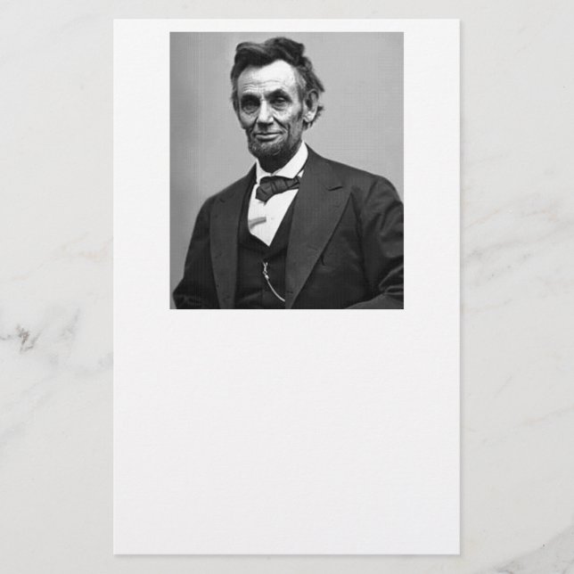 Abraham Lincoln Stationery (Front)