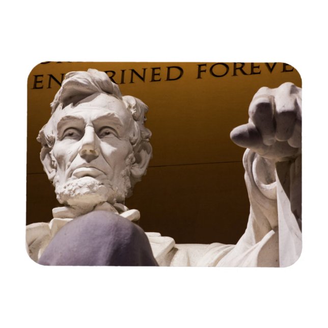 Abraham Lincoln Statue, Lincoln Memorial Magnet (Horizontal)