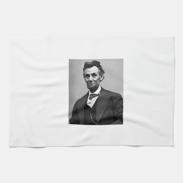 Abraham Lincoln Tea Towel (Horizontal)