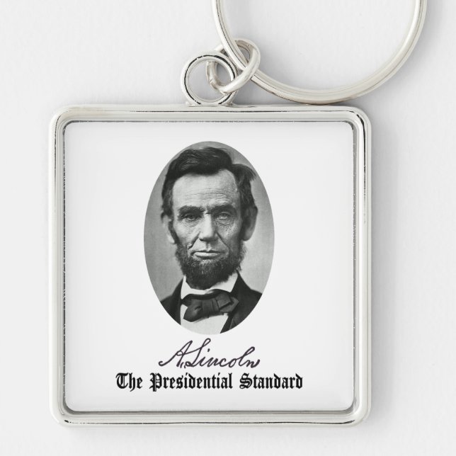 Abraham Lincoln, The Presidential Standard. Key Ring (Front)