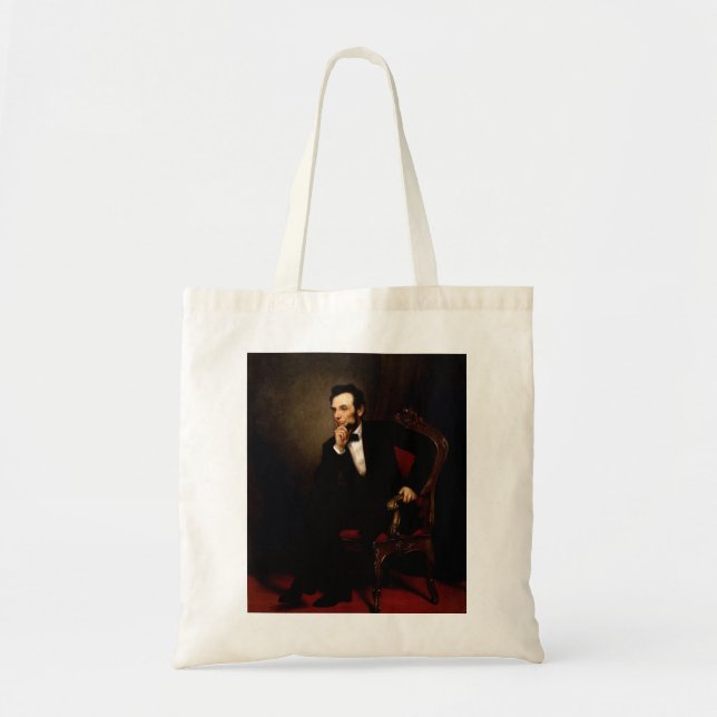 Abraham Lincoln Tote Bag (Front)