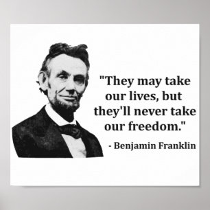 Abraham Lincoln Troll Quote Poster