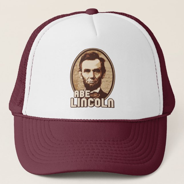 Abraham Lincoln Trucker Hat (Front)