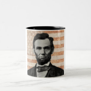 Abraham Lincoln Two-Tone Coffee Mug