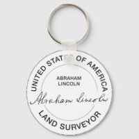 Abraham Lincoln US Land Surveyor Seal