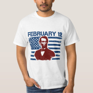 Abraham Lincoln USA President Flagge T-Shirt