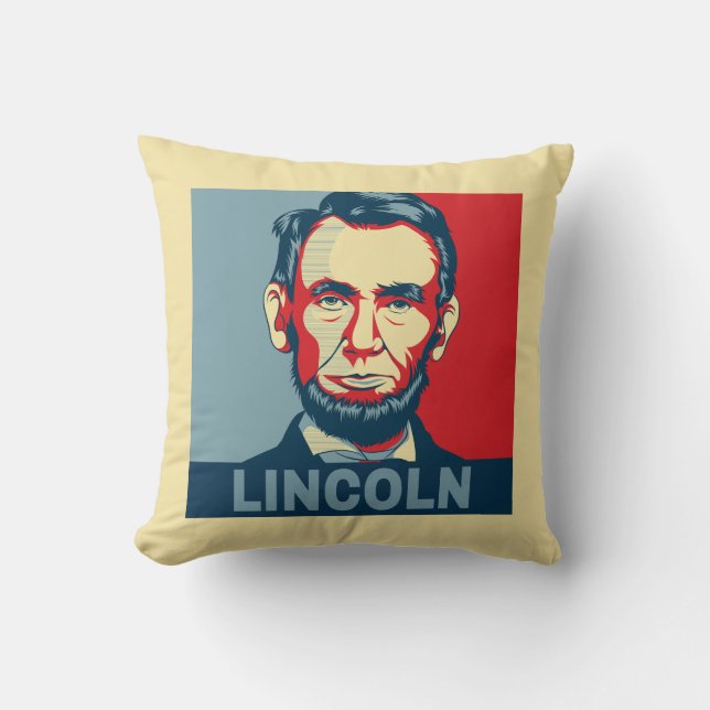 Abraham Lincoln USA President Hope Style Cushion (Front)