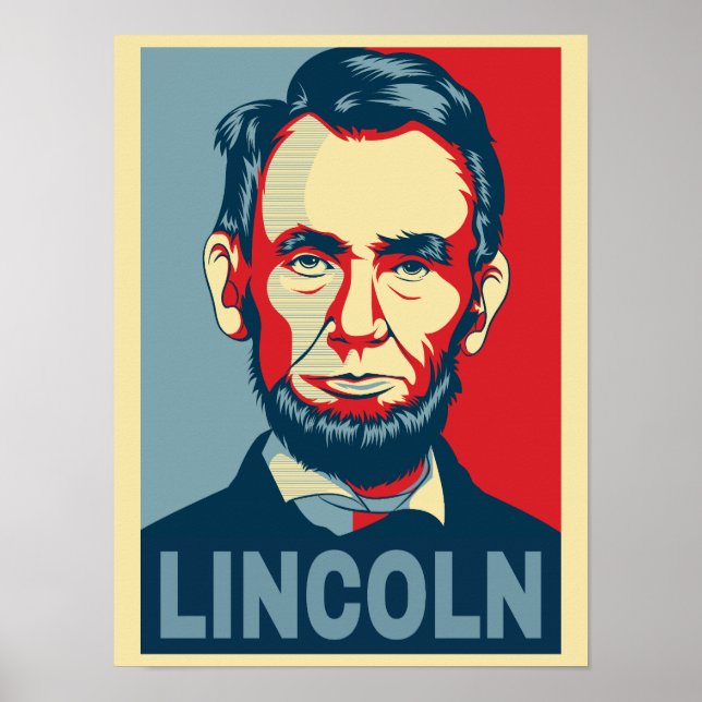 Abraham Lincoln USA President Hope Style Poster (Front)